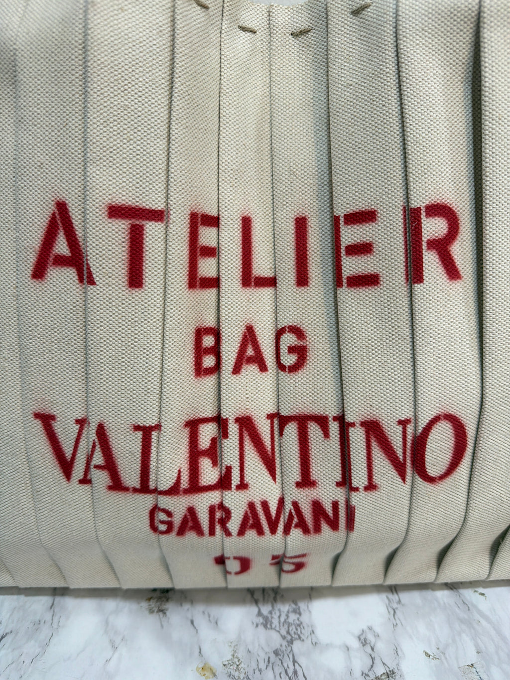 Valentino Garavani canvas tote bag