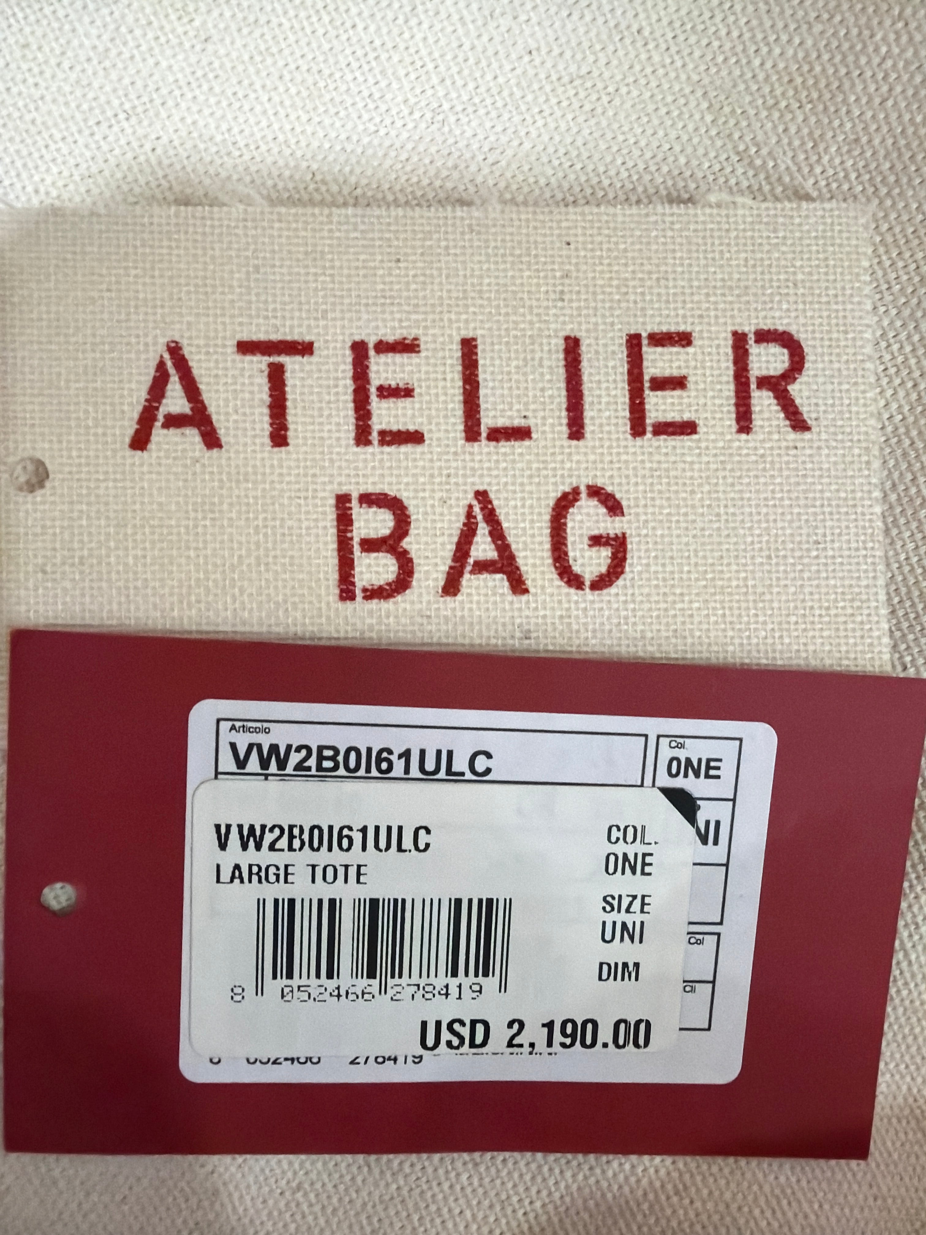 Valentino Garavani canvas tote bag