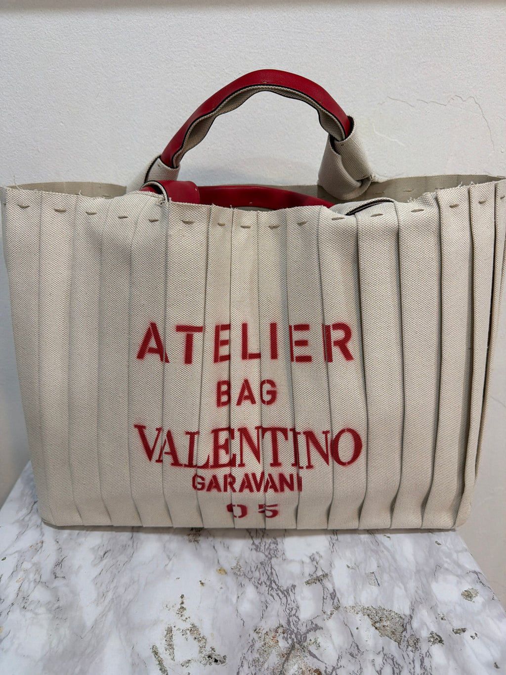 Valentino Garavani canvas tote bag
