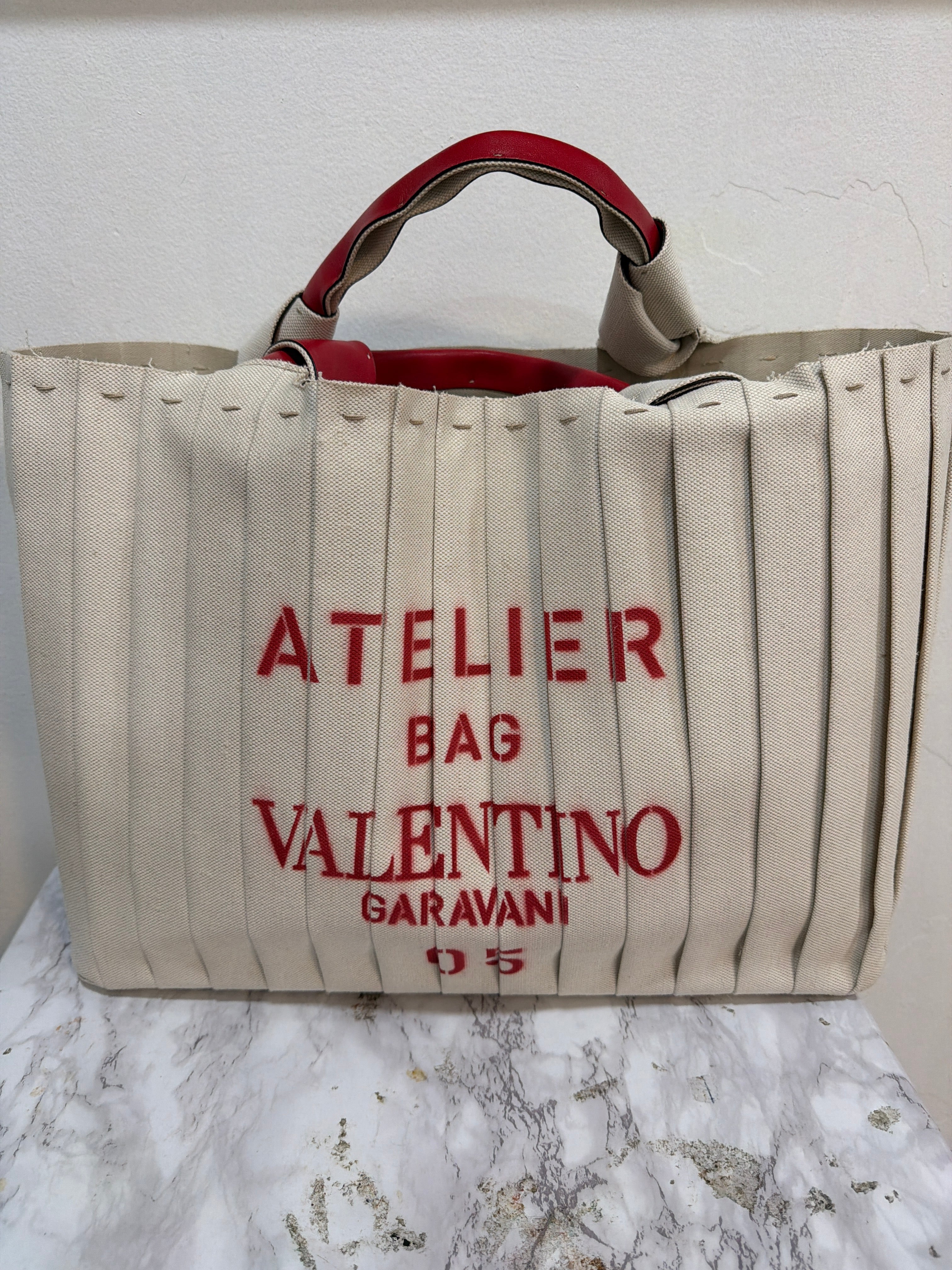 Valentino Garavani canvas tote bag