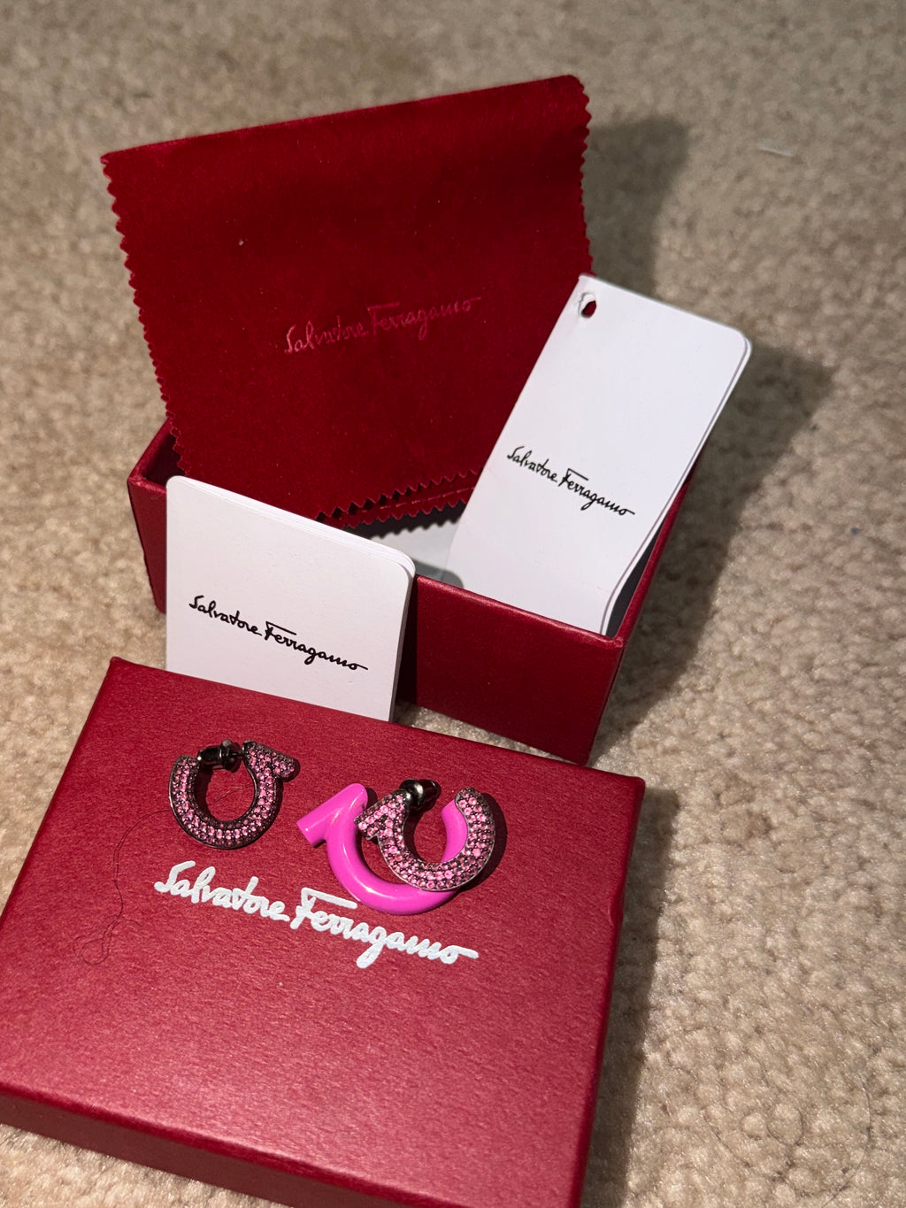 Salvatore Ferragamo earrings