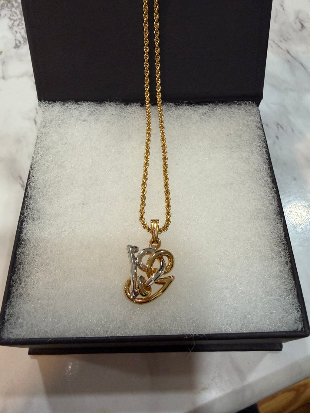 Valentino Garavani necklace(gold&silver)