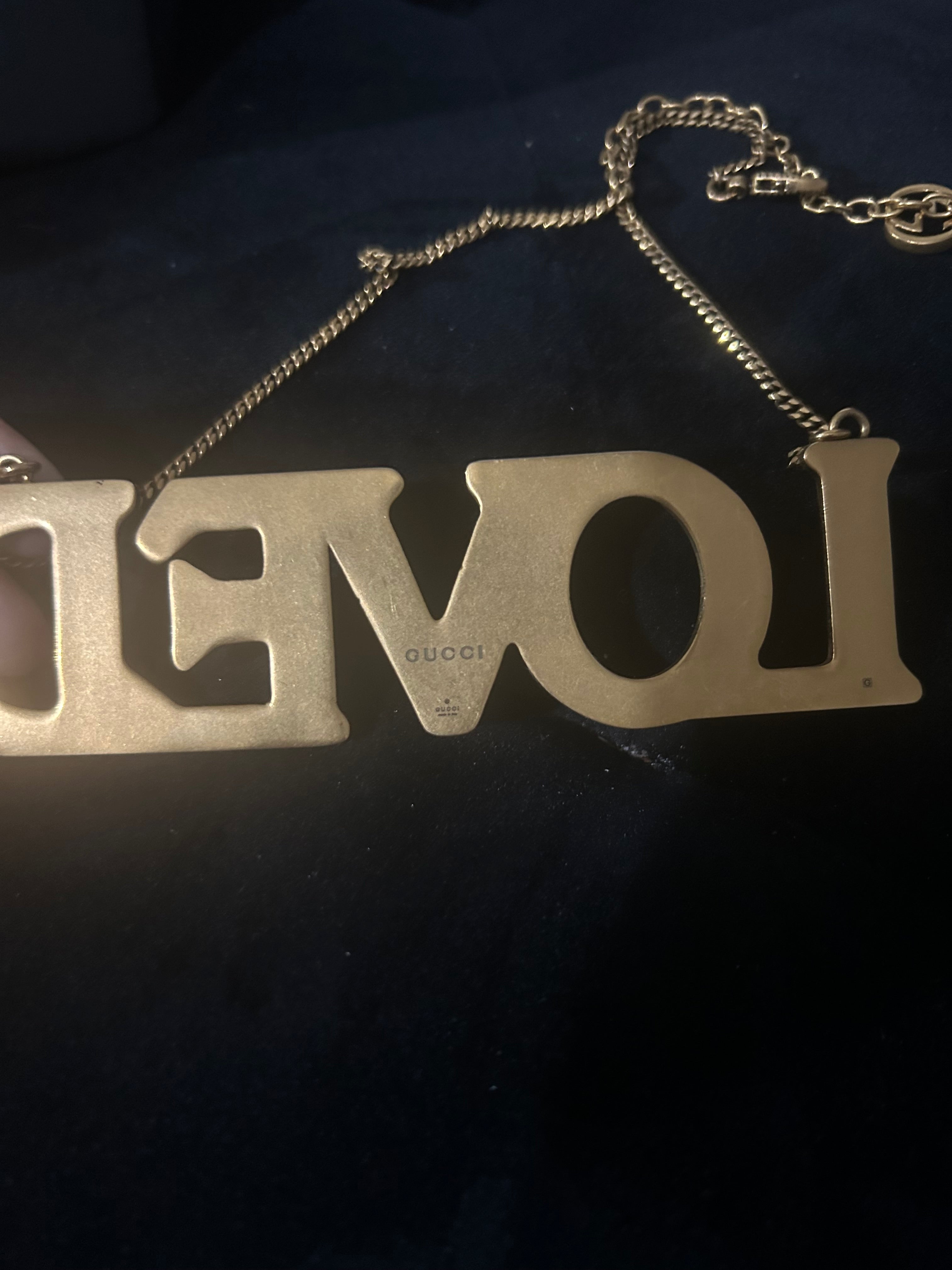 Gucci loved necklace