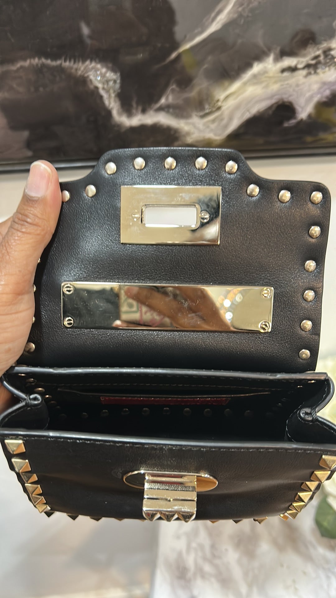 Valentino Garavani mimics studded crossbody bag