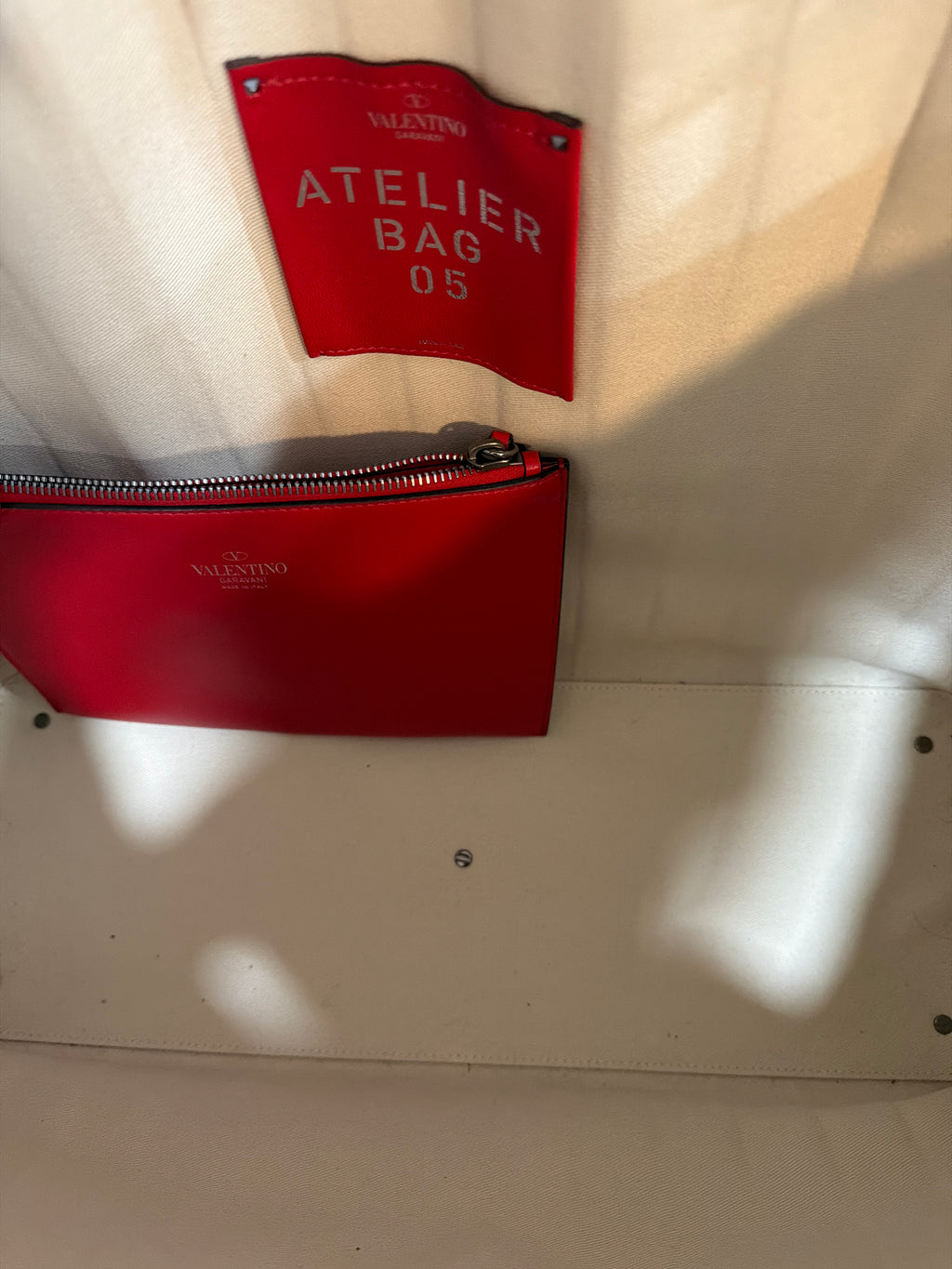 Valentino Garavani canvas tote bag