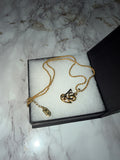 Valentino Garavani necklace(gold&silver)