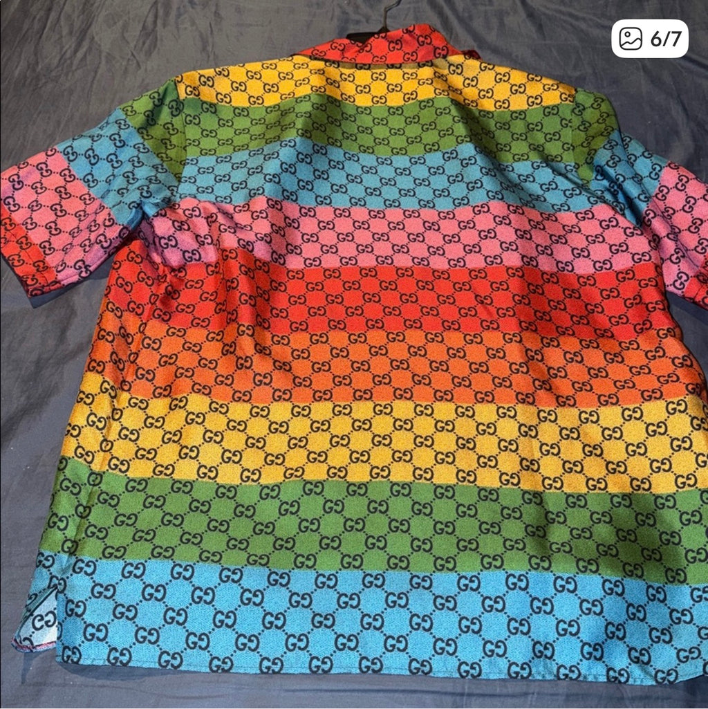 Gucci silk button shirt