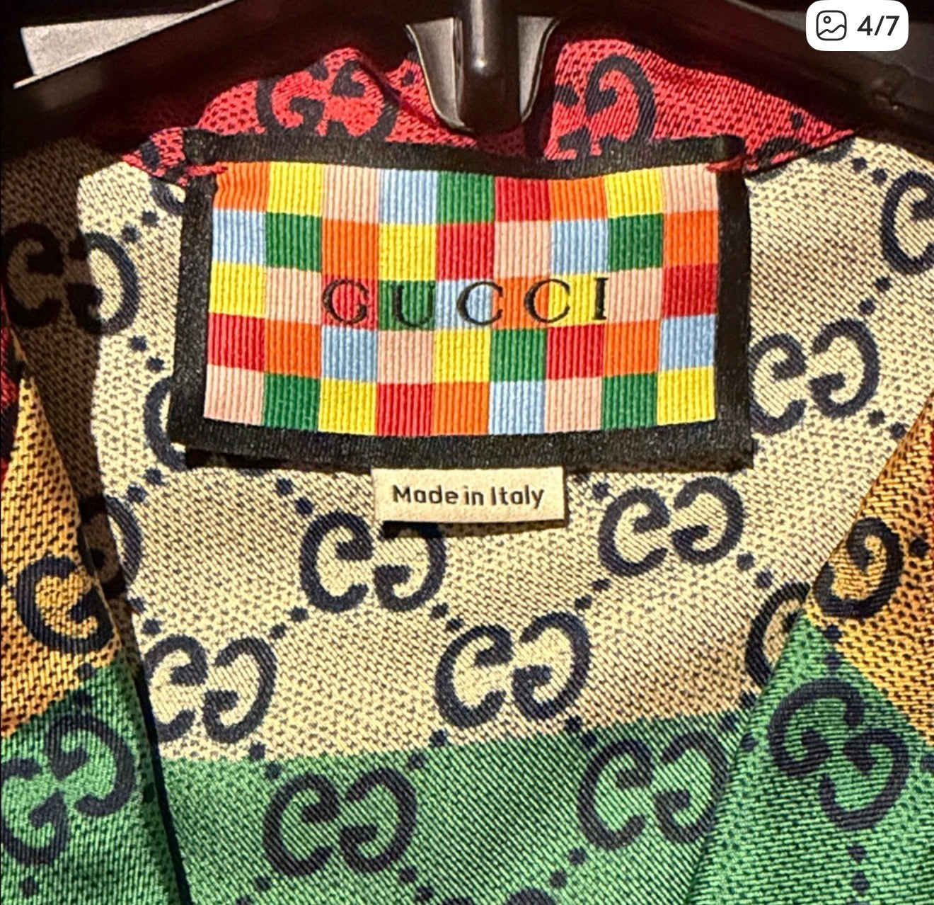 Gucci silk button shirt