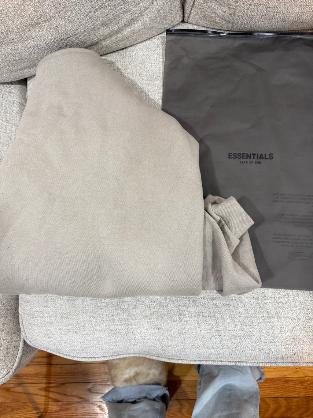 Essential fear of god hoodie brand new